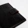 Male purse on the button, 3 in 1, for autocrains, for passport, for bills, black color