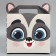 Gift folding box, packaging, “raccoon”, 23 x 20 x 10 cm