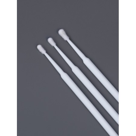 Micro -shoes for increasing and laminating eyelashes, set - 10 pcs, 9.5 cm, white color-4