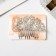 Hair crest "Safyan" flowers, 7x8 cm, silver
