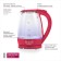 Electric kettle “EK-1801G Masters, Glass, 1.8l, 1850 W, Rubin color