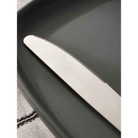 Stainless steel knife "Monica", length 23.5 cm, silver color-1
