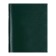 Notebook A5, 96 sheets in Calligrata Bummininyl cage, offset block, green