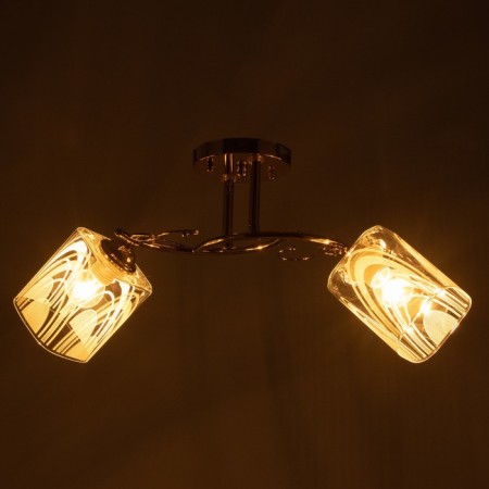 Ceiling chandelier "Marie" 2x40W E27 Color: Gold-2