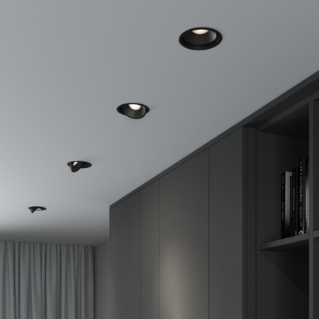 Introduced LED LED Elektrostandard, Slide, 100x100x51 mm, 6W, LED, 500LM, 4200K, black color black-2
