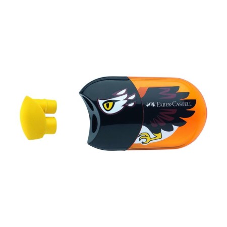 Carpet Faber-Castell "Eagle", 2 holes, with a container mini + eraser-1
