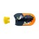 Carpet Faber-Castell "Eagle", 2 holes, with a container mini + eraser