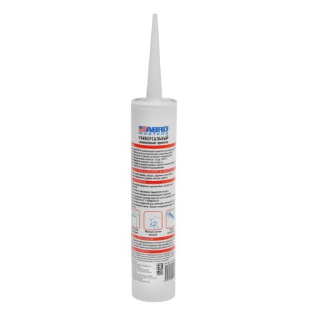 Silicone sealant 1100 Abro Masters white, 280 ml, SS-1100-WH-1