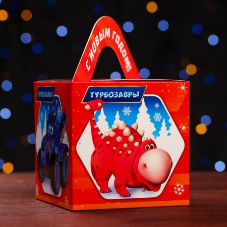Gift box "Turbosaurs", large cube, 12 x 12 x 12 cm-2