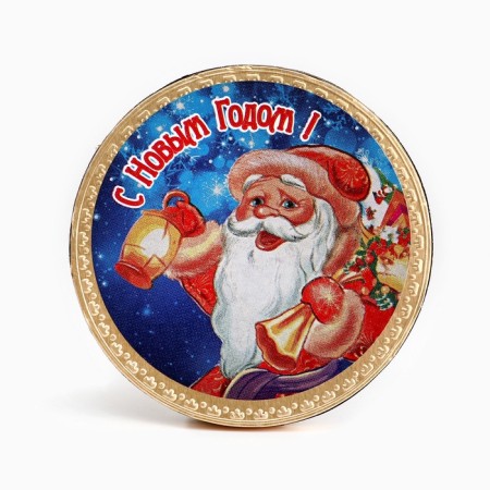 Chocolate medal "Santa Claus and Snow Maiden". 25 g 1004275-2
