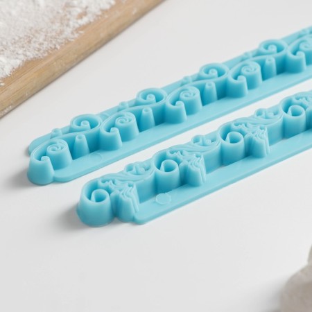 A set of seals for marzipan and grace test, 2 pcs, 17 × 2 × 0.8 cm-2