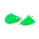 Cargo of a bullet exentric painted pissy Yaman 10 pcs., 32 g, green
