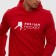 Hoody President Sports. Hockey, size m, red color
