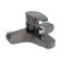 Bath mixer Zein Z3675, single-leaf, without shower set, ABS plastic, graphite