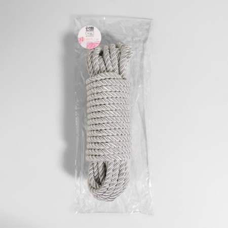 Cord twisted, d = 10 mm, 9 ± 1 m, silver color-3