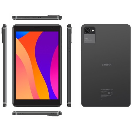Digma Optima 8305c 4G SC9863A (1.6) 8C RAM3GB ROM32GB 8 "IPS 1280x800 LTE 1SIM Andr 106861-2