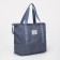 Sports bag with lightning, with an increase, external pocket, blue color
