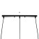 Lamp "cap" 3he27 50x15x20-120cm