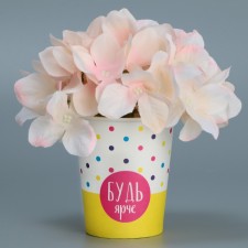 A glass for flowers 