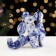 Souvenir "Dragon Legolas", Gzhel, Porcelain, 10x13cm