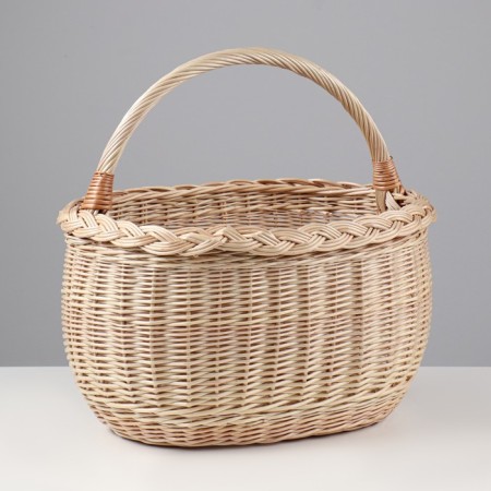 Basket "Home", household, 6 l, top 32x22 cm, n = 18/25 cm, bottom 22x12 cm, willow