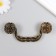 Handle for the casket brass "Antiques. Roots" 5.5x12.8x1.2 cm