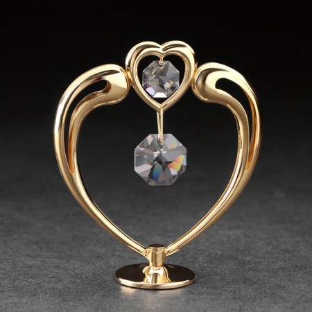 Souvenir "Heart", with crystals