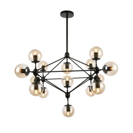 Ceiling EVOLUCE lamp. Sle154903-15. Lacotta. 15x40 watts, E27, 120x120x130 cm, black color-8
