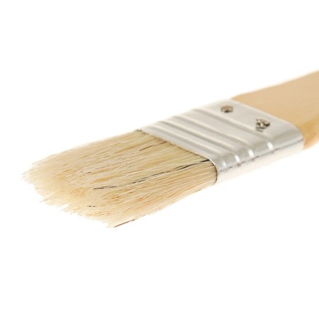 Brush stubble flute ZHK "Sonnet" No. 1, b = 33 mm, a short handle is saturated with varnish-2