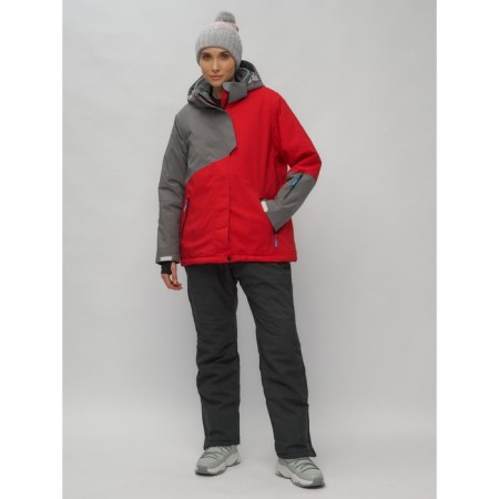 Ski suit female, size 60, red color-30