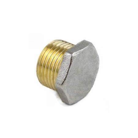 The plug Aquasfera 9017-02, 3/4 ", external thread, nickel-plated brass-3