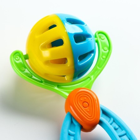 A rattle - a “planet” teether, an elastic pen, types and color mix-22