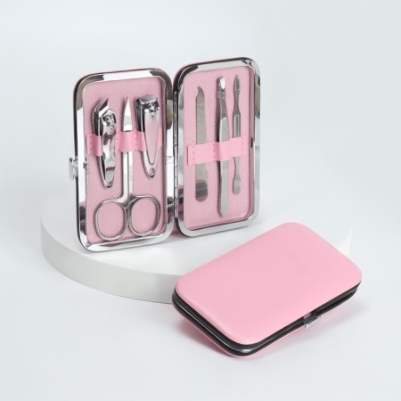 Set of manicure 6PR 1-1-1 1 rose 11*6.8*1.5cm package QF-2