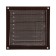 Ventilation grate "Space" RM1515KR, 150 x 150 mm, with a grid, metal, brown