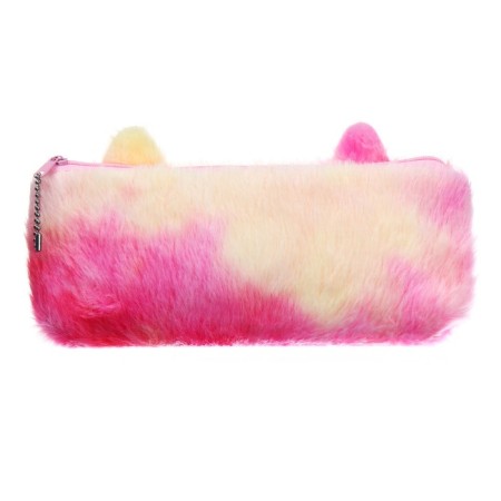 Penal School fur on the zipper Calligrata "cat", mix-3