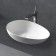 ABBER STEIN AS2615 sink, invoice, 600x360x150 mm, artificial stone, white