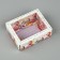 Folding box with a plastic lid "Flower dreams", 11.5 x 9 x 4 cm