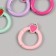 Carabiner Metal "Circle. Berry" mix 3.2x2.6 cm