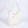 Luggage bag with a zipper, 3 outer pockets, white color