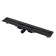 The drainage groove Alcadrain Apz101black-650, with thresholds, 650 mm, black matte