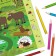 Bilateral poster with the tasks "Funny poster", A2, Blue Tractor