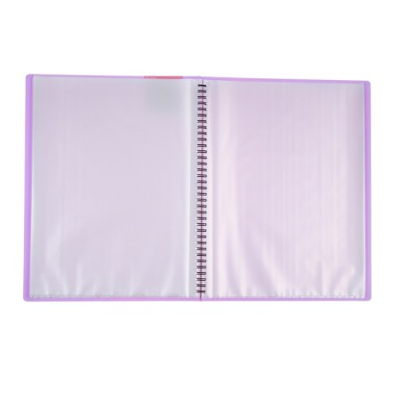 Folder 20 inserts on spirals, A4, 600 μm, Erichkrause "Matt Manga", texture "Sand", mix-9