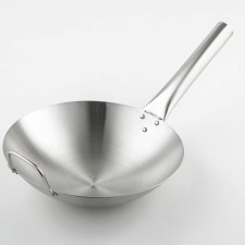 Frying pan-Wok made of stainless steel Chief, with a pen, d = 28 cm