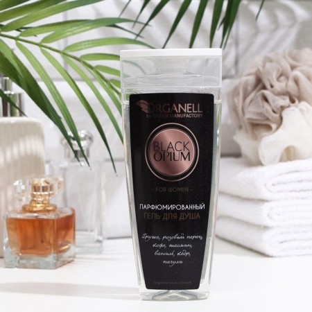 Shower gel Organell by Green Manufactory "Black Opium", 250 ml