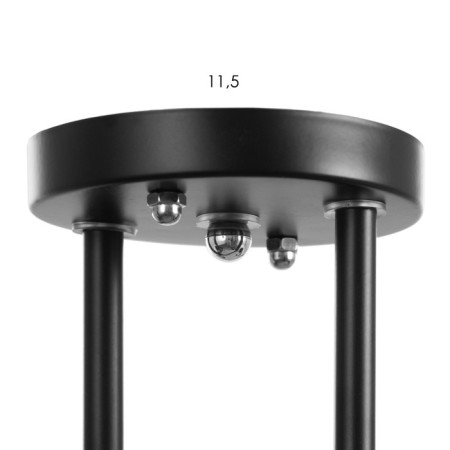 Chandelier Assami 2HE27 40W Black 30x17x16 cm Bayerlux-4