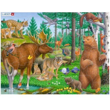 Puzzle "Forest animals"