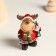 Polystone souvenir "Losik in a red outfit with gifts" MIX 4.5x3.5x6.5 cm