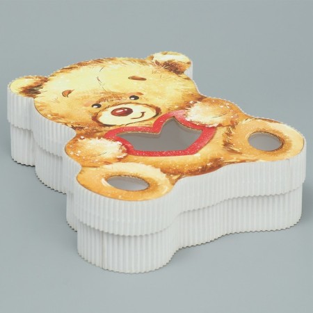 Gift box, confectionery packaging, "bear cub", 16.5x20x5 cm-2