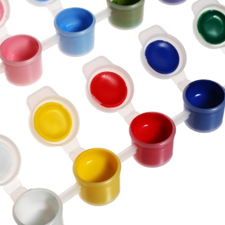 Acrylic paint, set of 12 colors x 3 ml, calligrata, frost -resistant, in a package-6
