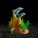 Decor for the Aquarium "Dolphins" on a stand, 4.9 x 4 x 8 cm